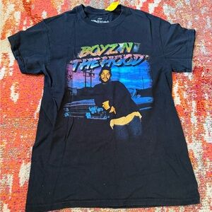 Vintage Oversized Boyz N The Hood Graphic T-Shirt - Black